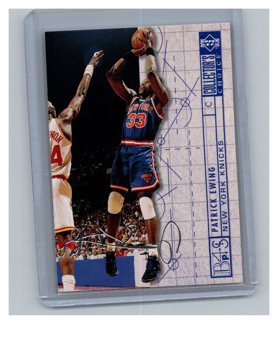 1994-95 Collector's Choice #389 Patrick Ewing Silver Signature