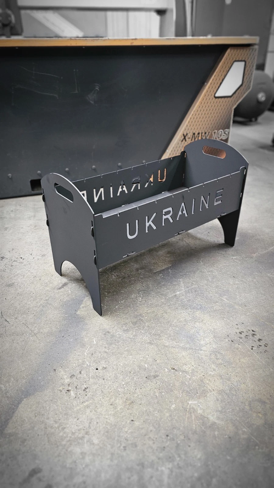 Portable Camping Cooking BBQ charcoal Grill Mangal (Ukraine)