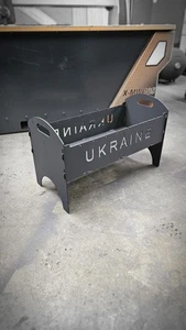 Portable Camping Cooking BBQ charcoal Grill Mangal (Ukraine)
