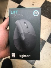 Logitech LIFT Vertical Wireless Ergonomic Mouse - Graphite - 910-006466