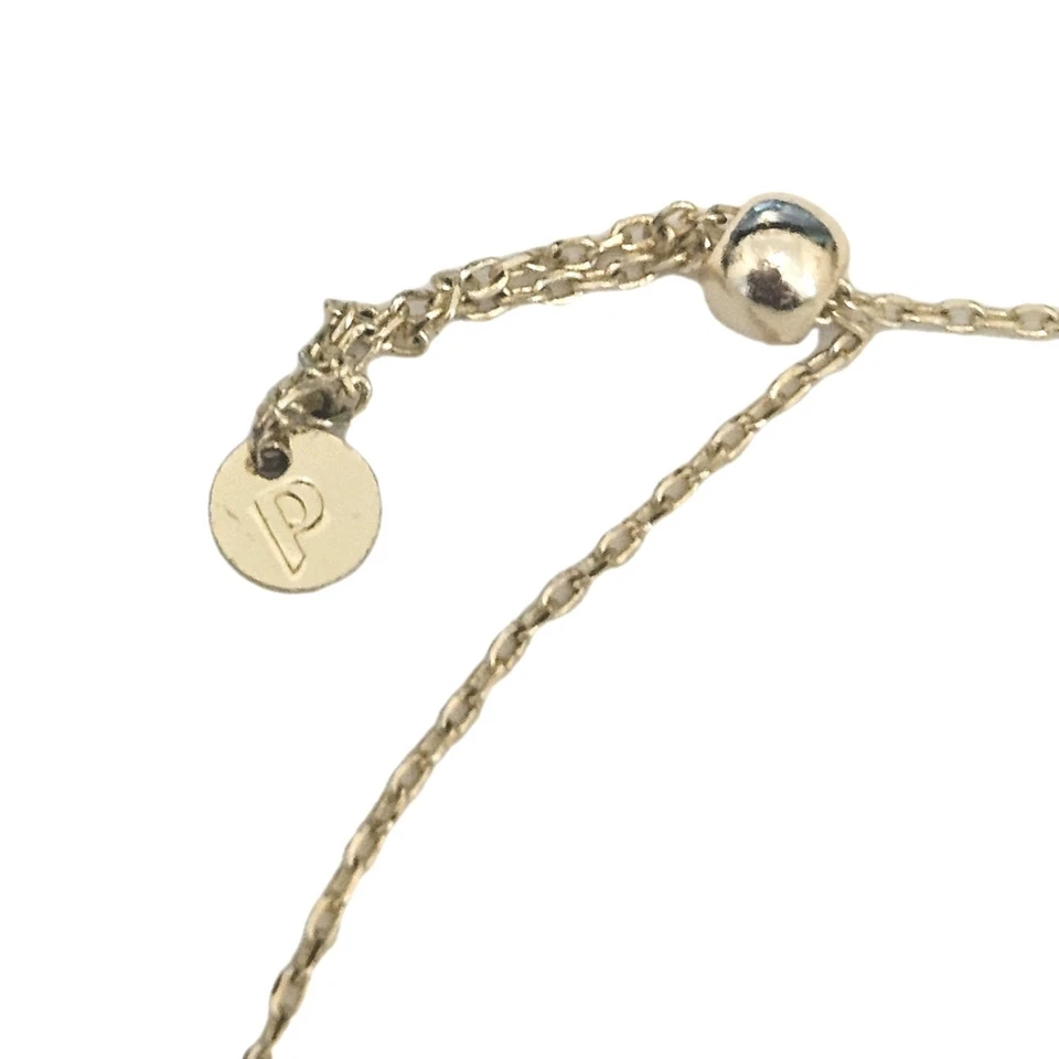 Pura Vida 金色人造珍珠串珠幻灯片可调节手链 — 第 2/2 张图片