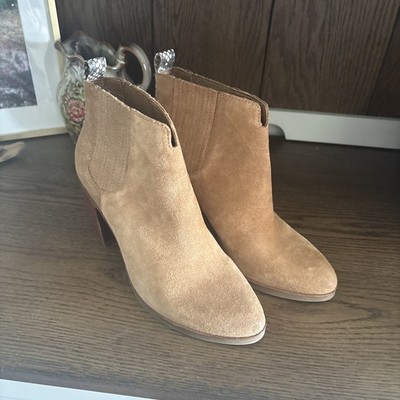 Dolce Vita Women's Brown Suede Size 9.5 Stacie Ankle Boots