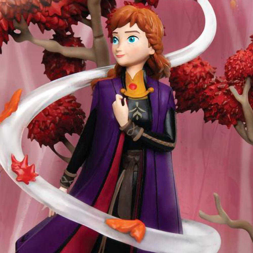 Figurine Anna Reine des Neiges 2 avec socle diorama détaillé