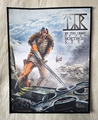 TYR - BY THE LIGHT OF THE NORTHERN STAR - BACKPATCH/RÜCKENAUFNÄHER -VIKING METAL