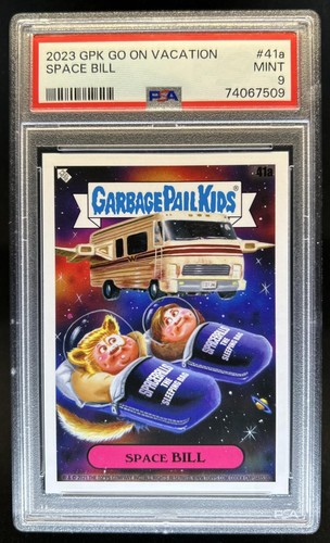 2023 GPK Garbage Pail Kids Go On Vacation Space Bill #41a PSA 9 Mint