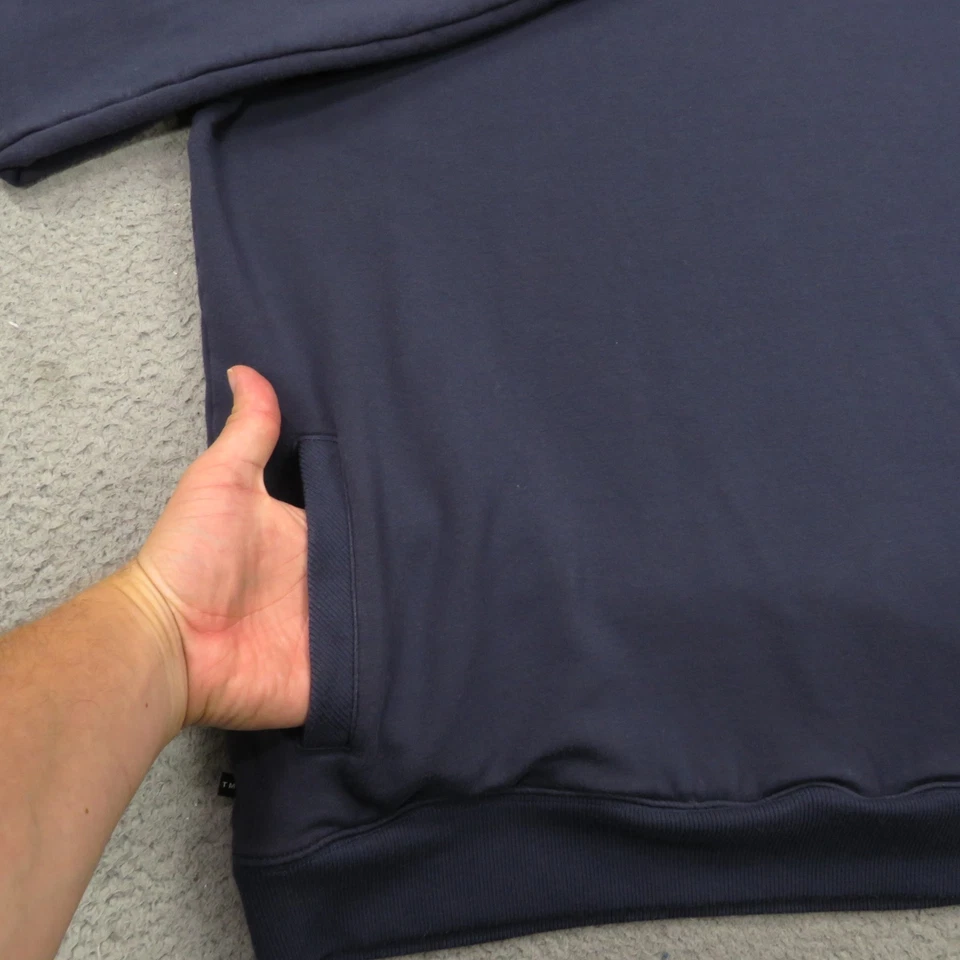 Sudadera con Capucha Travis Mathew XL Para Hombres Nube Golf Sudadera con Capucha Modal Azul Marino Suave Polar Foto 2 de 4