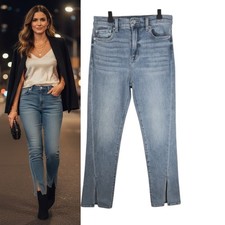Pistola Teagan High Rise Vented Straight Jeans Women's Size 29 Maita Light Wash