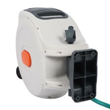 Avvolgitubo Da Giardino Resistente In Metallo - Montaggio A Parete, Supporto Per Tubo 100 Ft