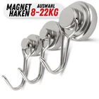 Neodymium Magnets with Hooks - Magnetic Hooks - Super Strong Hook Magnets to Choose From