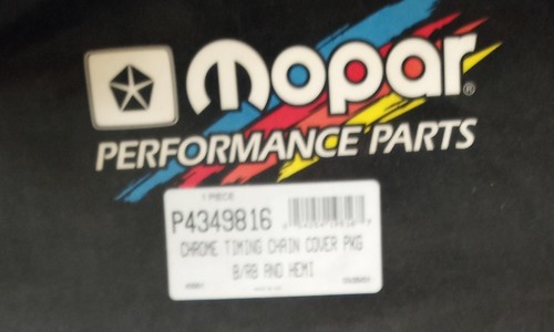 MOPAR PERFORMANCE P4349816 Timing Cover 1-Piece Fits Chrysler B/RB HEMI Engines - Picture 2 of 4