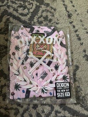 Dixxon Flannel Company Bamboo Party Shirt The New Guy 2XL BNIB