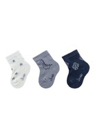 Sterntaler Baby Socken 3Er Pack Dino/Rakete/Sterne Ecru Gr.