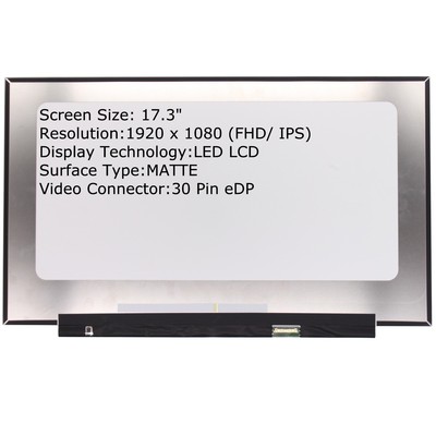 Für ACER ASPIRE 17 A17-51GM-75AZ 17,3'' LED Bildschirm FHD IPS AG Display 1920 x 1080