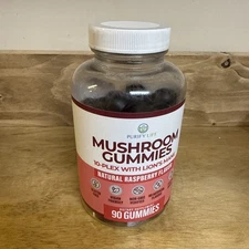 Purify Life 10-Plex Mushroom Complex Gummies With Lions Mane 90 Count 01/2027