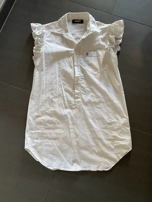 Desquared2 Luxus Designer Kleid Gr. IT42 = 38/40 M/L Flügel Rüschen Neu Sommer - Bild 1 von 4