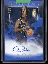 2024 Panini Origins Tristen Newton Rookie Auto Blue /49 #RA-TNP RC Pacers