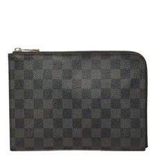 Louis Vuitton Damier Graphite Pochette Jour PM Clutch Bag N41502 454938