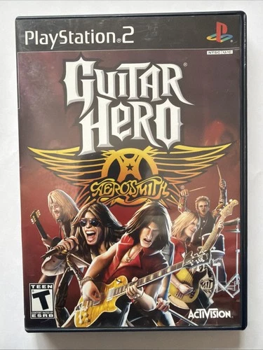Guitar Hero: Aerosmith (Sony PlayStation 2, PS2, 2008) CIB Complete with Manual
