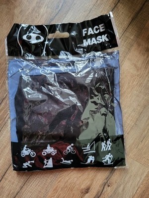 Almost full Face Mask- Black