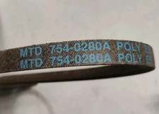 New OEM MTD Cub Cadet  754-0280 954-0280 PRIMARY DRIVE BELT NOS