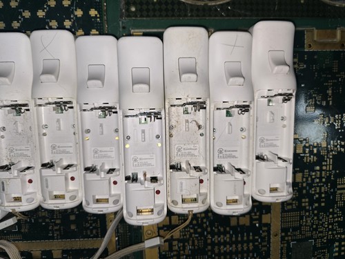 Nintendo 10-EXACT-DEFECTIVE DONOR Wii Controller CORROSION-SET #4-PARTS-READ - Picture 24 of 24