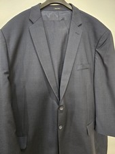 Pronto Uomo Platinum Wool 2 Pc Suit Navy -5XL