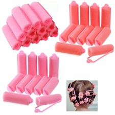 32 Small Foam Hair Rollers Curls Waves Soft Styling 1 1/4"