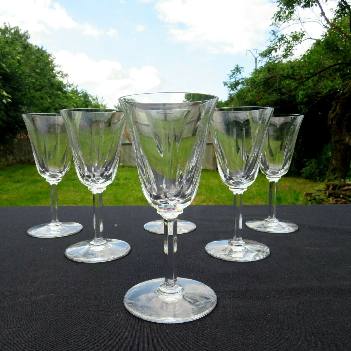 Flûte à champagne St Louis modèle Cerdagne | GSLR Antiques