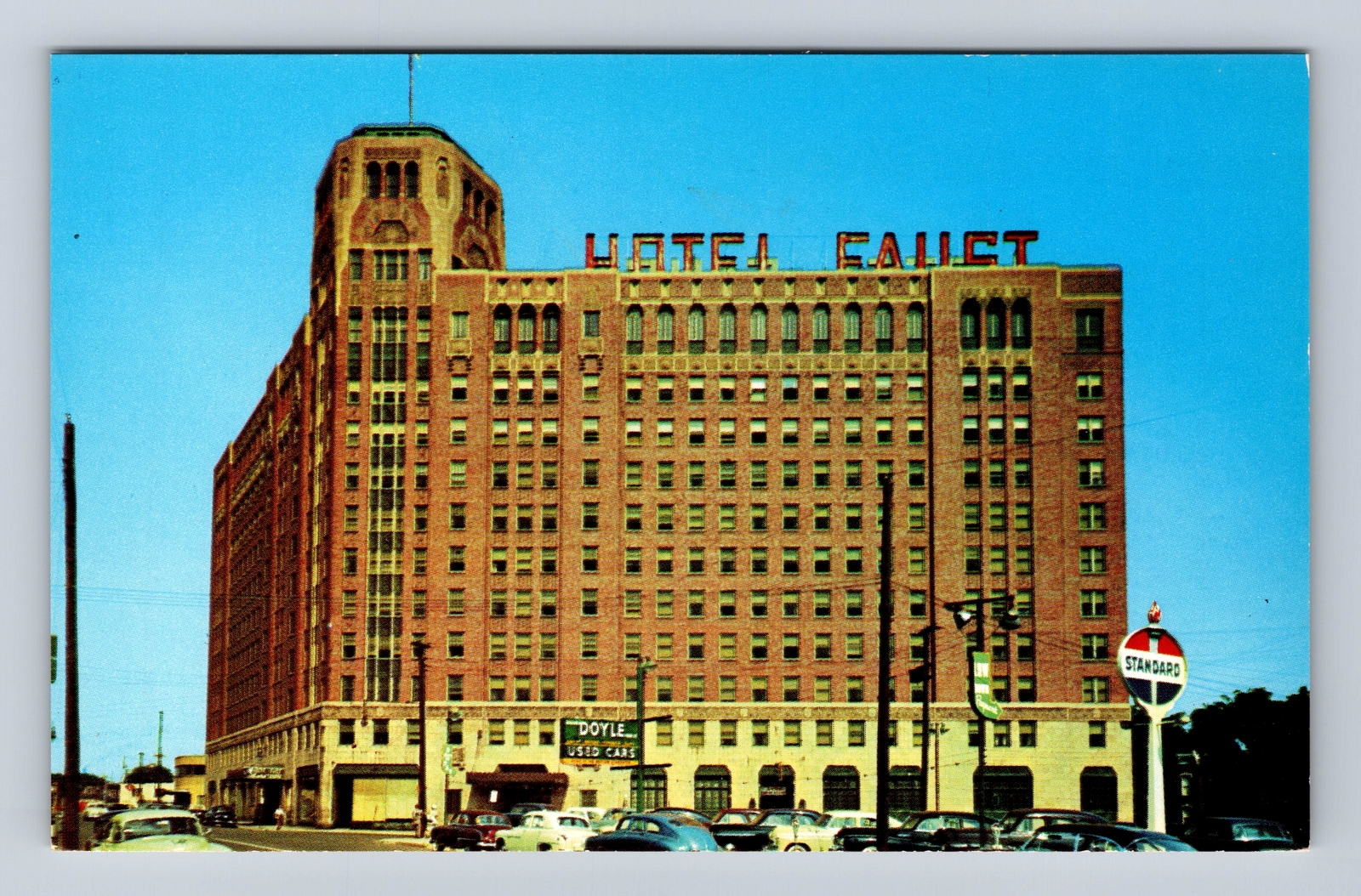 Rockford ILIllinois, Faust Hotel, Advertising, Antique Vintage