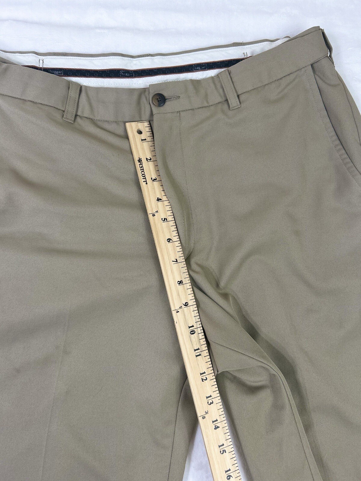 Haggar Dress Pants Mens Size 36x32 Chino Straight Leg WPL386 eBay