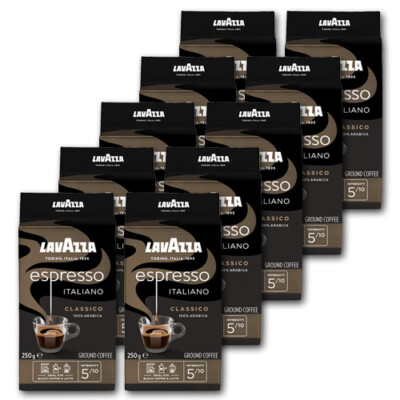 Lavazza Espresso Italiano 10x250 Gramm  gemahlen