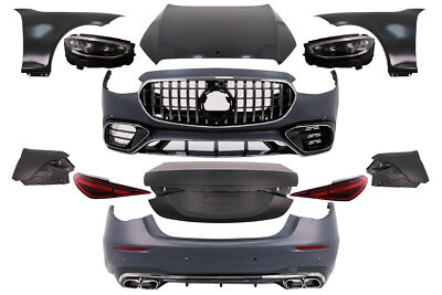 Bodykit für Mercedes S-Klasse W221 2005-2013 Umbau auf W223 S63 Optik Stoßstange