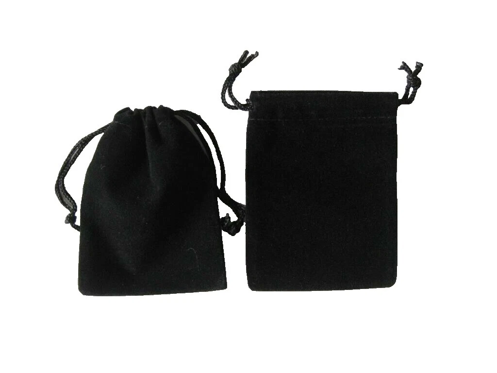 Black Fabric Favor Bags & Boxe Wedding Favors