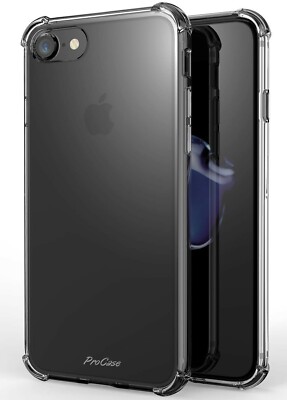 Coque Transparente Pour IPhone 7 Et 8 (4,7 Pouces) – Bumper Rigide + Protections Coins