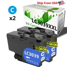 2 Pack LC3039 XXL LC3039XXL Ink Cartridge for Brother MFC-J5845DW XL MFC-J5945DW
