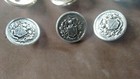 Lot of 30 Vintage Metal Buttons Lion Shield Crest Ship Archid Avst some NOS NICE — photo 10