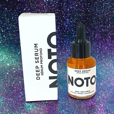 NOTO BOTANICS Deep Serum Multi-Use Face + Neck Serum 1 oz 30 ml New in Box