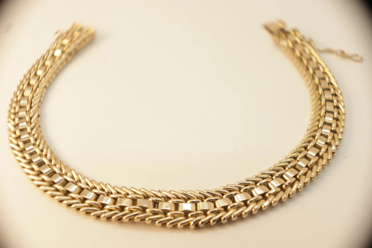 Vintage Bracelet Gold 18 k 24 Gm. Handmade Free Shipping eBay