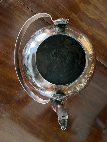 Antique American 19th Century Large Copper Water Kettle, Holds 9 Quarts - Picture 9 of 10