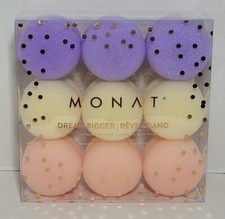 MONAT NIP Dream Bigger Set of 9 Soft Foam Macaron Sleep Rollers NEW SEALED