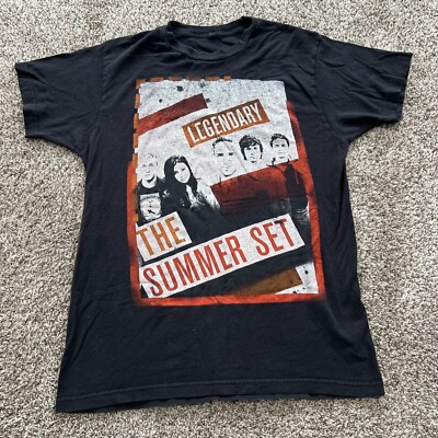 The Summer Set Legendary Unplugged 2014 Music Tee Size Medium Band Rock