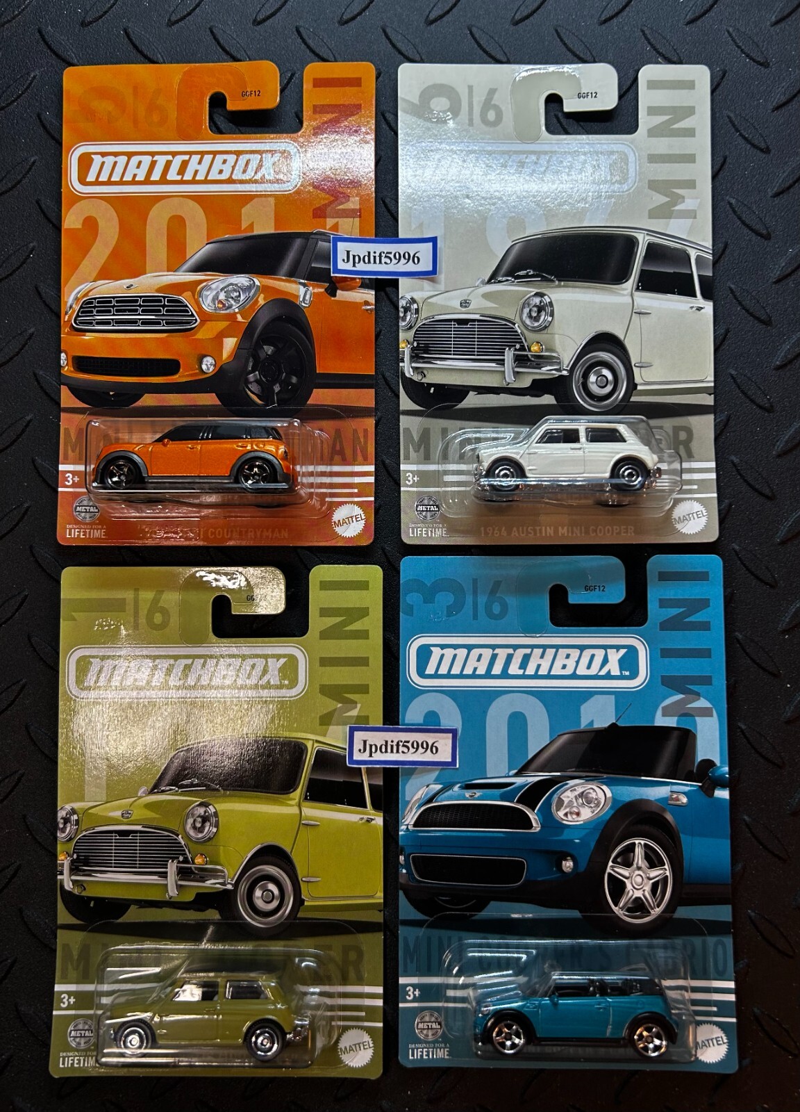 2024 Matchbox Mini Cooper (Lor of 4)-image