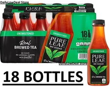Pure Leaf Real Brewed Tea Unsweetened Black Tea (16.9 fl. oz., 18 pk.)