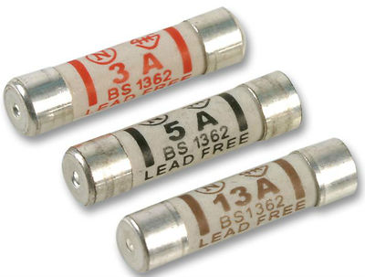 10x gemischte Netzsicherungen 3A 5A 13A passend für Standard Hausstecker Tops 230V 240V