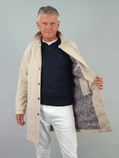 Gabicci Vintage V00GJ12 Houghton Twill Rain Mac Gabicci Vintage OATMEAL Beige
