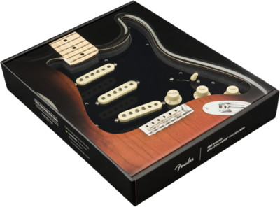 FENDER Pre-Wired TEX-MEX Loaded Strat 11-Hole Black Pickguard  0992343506