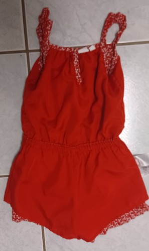 GAP KIDS Size XS (4) Red Ditsy Floral Romper CUTE! - Picture 6 of 13
