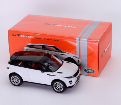 1/18 Scale Land Rover Range Rover Evoque White By GT Autos Diecast