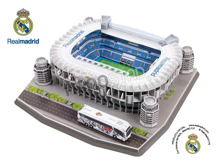 Official Real Madrid Estadio Santiago Bernabeu Stadium 3D Puzzle