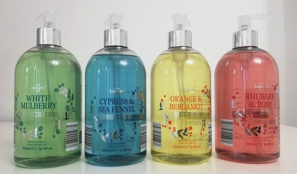 Aldi Lacura Mulberry Rhubarb Rose Orange & Bergamot Luxurious Hand Wash 500ml